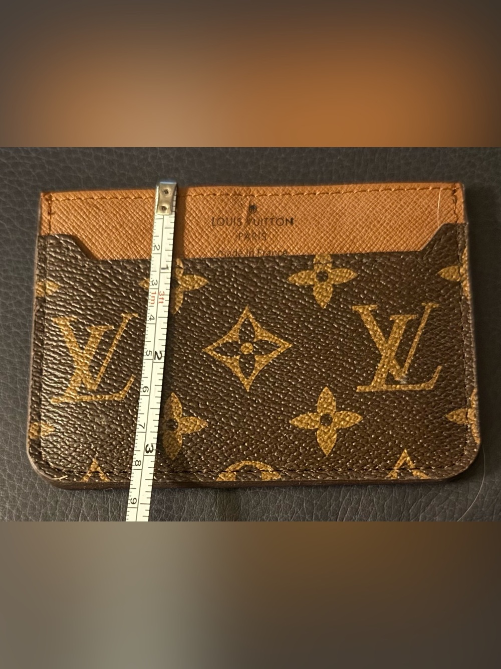 Louis Vuitton Monogram Canvas Card Holder with middle slot